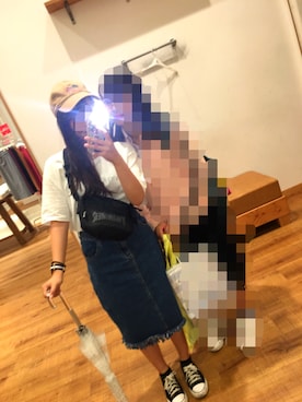 「RETOROGIRL」｜YUMさん（レディース・153cm）の夏コーディネート