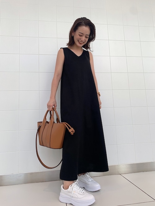 Manami ユニクロのワンピース ドレスを使ったコーディネート Wear