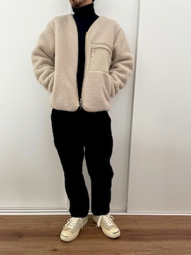 ゲスの極みリョウさん（メンズ・170cm）の冬コーディネート