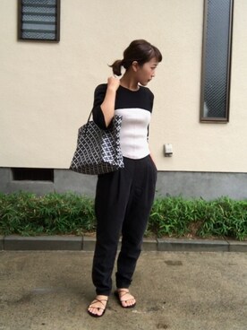 「BY MALENE BIRGER（バイマレーネビルガー）のアイテム（バッグ）」を使った、haruさん（レディース・152cm）の夏コーディネート
