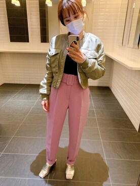 Ma 1を使った ピンクパンツ の人気ファッションコーディネート Wear