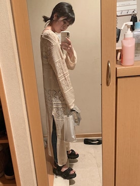 「fifth（フィフス）のアイテム（キャミソール）」を使った、YUI さん（レディース・156cm）の秋コーディネート