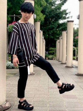 「rps（アールピーエス）のアイテム」を使った、ゆうやさん（メンズ・168cm）の夏コーディネート