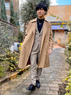 ゆうやさん（メンズ・167cm）の冬コーディネート