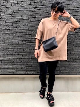 「しまむら（シマムラ）のアイテム（アクセサリー）」を使った、ゆうやさん（メンズ・167cm）の夏コーディネート