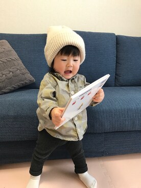 saku*さん（キッズ・60cm）の冬コーディネート