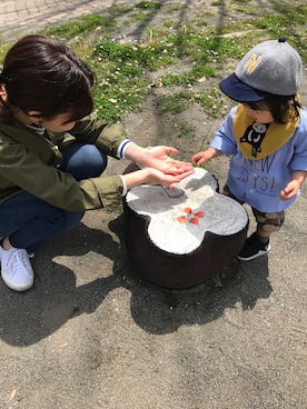 saku*さん(キッズ・60cm)の春コーディネート