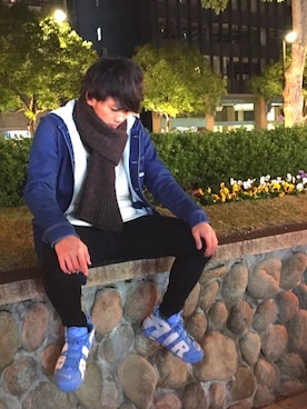 「UNDEFEATED （アンディフィーテッド）のUndefeated Low Pro Ankle Socks（ソックス/靴下）」を使った、りょへさん（メンズ・175cm）の冬コーディネート