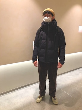 「あけおめ」｜たーぼーさん（メンズ・172cm）の冬コーディネート
