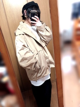 「w closet」｜「アイテム（ハンチング/ベレー帽）」を使った、momoさん（レディース・157cm）の夏コーディネート