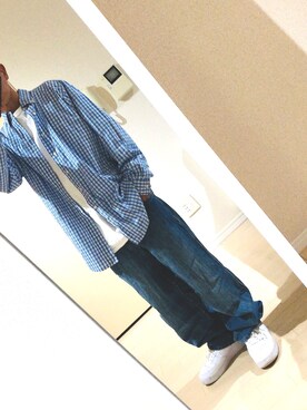 「MARITHE + FRANCOIS GIRBAUD（マリテフランソワジルボー）のアイテム（パンツ）」を使った、mikkun_8888さん（メンズ・167cm）の夏コーディネート