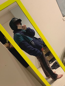 「PUMA（プーマ）のアイテム（ブルゾン）」を使った、HAMAさん（メンズ・172cm）の冬コーディネート