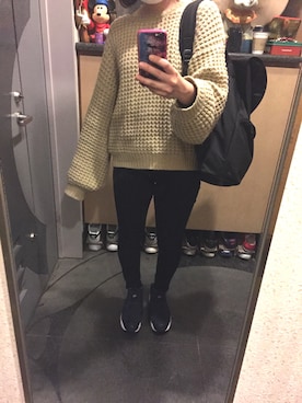 「Manhattan Portage（マンハッタンポーテージ）のJefferson Market Garden Backpack（バックパック/リュック）」を使った、minnieさん（レディース・159cm）の春コーディネート