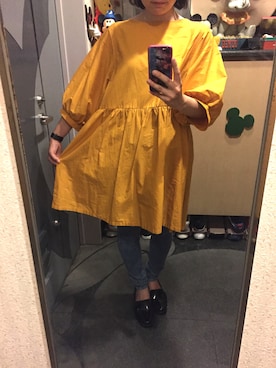 「バルーンスリーブ」｜minnieさん（レディース・159cm）の春コーディネート