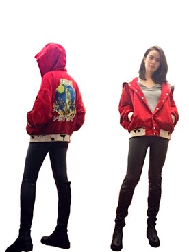 「KYE（キー）のアイテム」を使った、Ccccc抽离中さん（レディース・168cm）の冬コーディネート