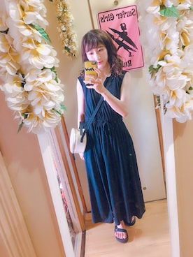 「Teva（テバ）のTeva / プラットフォーム ユニバーサル（サンダル）」を使った、chanmiさん（レディース・154cm）の夏コーディネート