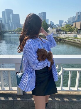 「SHEL’TTER（シェルター）のアイテム（バッグ）」を使った、annaさん（レディース・164cm）の夏コーディネート