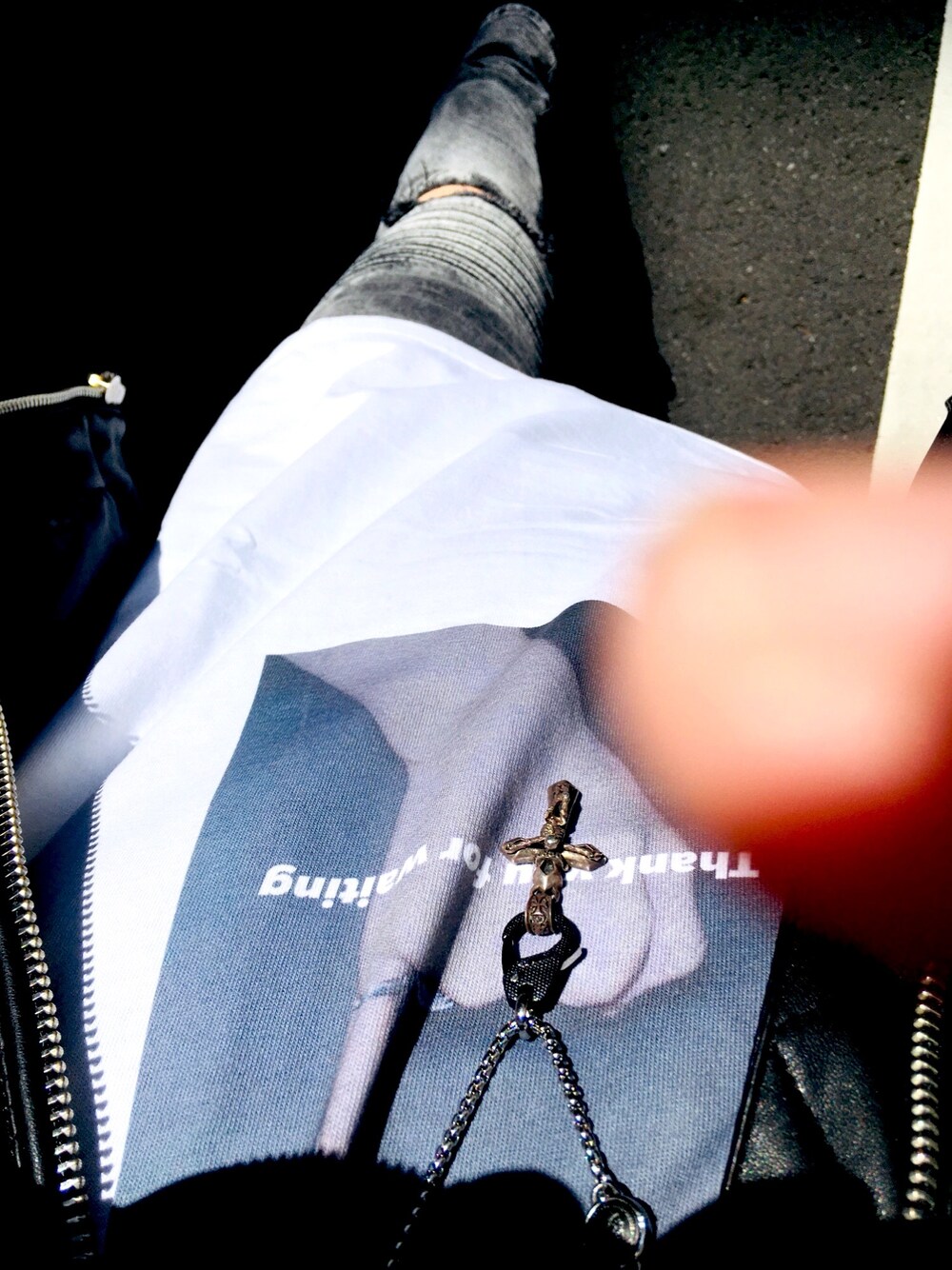 「アヤ・エイトプリンス、DEAL DESIGN、ZARA」｜「アヤ・エイトプリンスのアイテム（Tシャツ/カットソー、ホワイト系）」を使った、AnToshi あんとしさん（メンズ・164cm）の秋コーディネートの1枚目の写真
