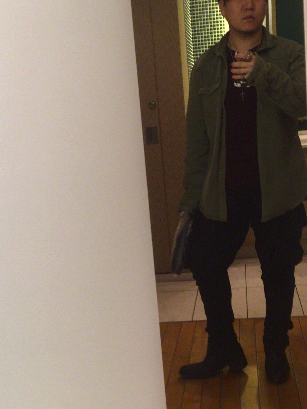 「DEAL DESIGN、ZARA、H&M、NO ID.」｜「DEAL DESIGNのアイテム（ネックレス、シルバー系）」を使った、AnToshi あんとしさん（メンズ・164cm）の秋コーディネートの1枚目の写真