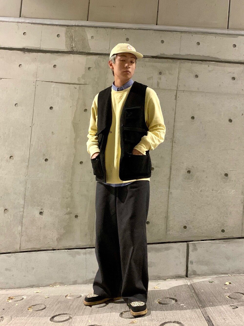 「私の推しブランド、ジョージコックス、ストリート、オーバーサイズ、ユニクロ、キャップ、ファッションの力を信じよう、モカシン、ワラビー、GOLF」｜「instagramフォローお願いします！のアイテム（その他、その他）」を使った、Cakkiさん（メンズ・175cm）の冬コーディネートの1枚目の写真