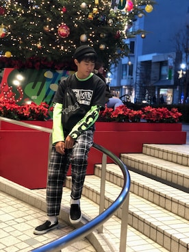 「Gosha Rubchinskiy（ゴーシャラブチンスキー）のアイテム（バッグ）」を使った、"IKUMI" (14)さん（メンズ・174cm）の冬コーディネート