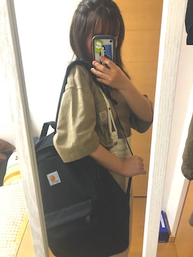 「出勤コーデ」｜「アイテム（オールインワン・サロペット）」を使った、cocoさん（レディース・150cm）の夏コーディネート