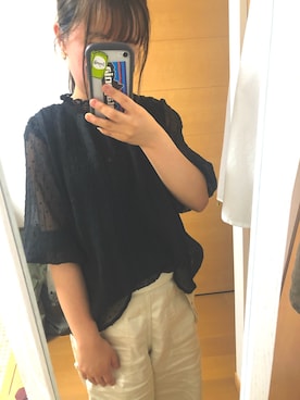 「アパレルスタッフ」｜「アイテム（サロペット/オーバーオール）」を使った、cocoさん（レディース・150cm）の夏コーディネート