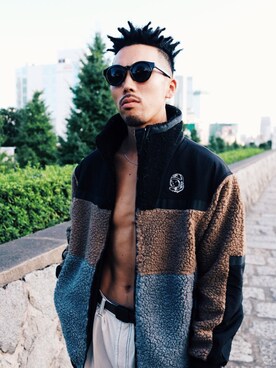 「BILLIONAIRE BOYS CLUB（ビリオネア・ボーイズ・クラブ）のアイテム（その他アウター）」を使った、熊谷さん（メンズ・174cm）の秋コーディネート