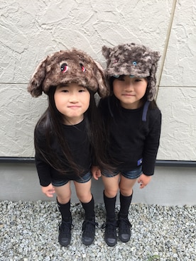 「MoL（モル）のアイテム」を使った、Lili❤︎Reiさん（キッズ・110cm）の春コーディネート