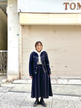 「SETTO（セット）のアイテム」を使った、yamawakiさん（レディース・164cm）の冬コーディネート