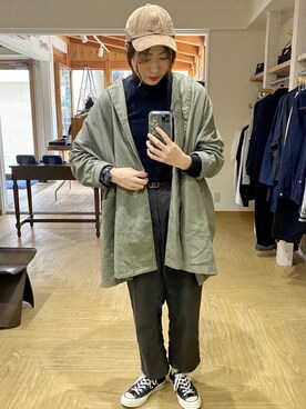 「SETTO（セット）のアイテム（ジャケット/アウター）」を使った、yamawakiさん（レディース・164cm）の冬コーディネート