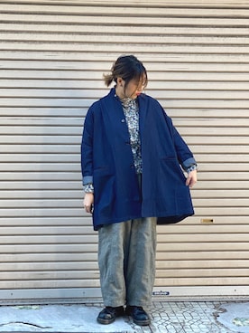 「SETTO（セット）のアイテム（ジャケット/アウター）」を使った、yamawakiさん（レディース・164cm）の冬コーディネート