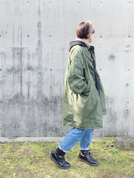 「TEXTURE WE MADE（テクスチャーウィーメイド）のアイテム」を使った、yamawakiさん（レディース・164cm）の冬コーディネート