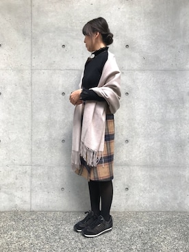 「Te chichi（テチチ）のアイテム」を使った、HAさん（レディース・160cm）の秋コーディネート