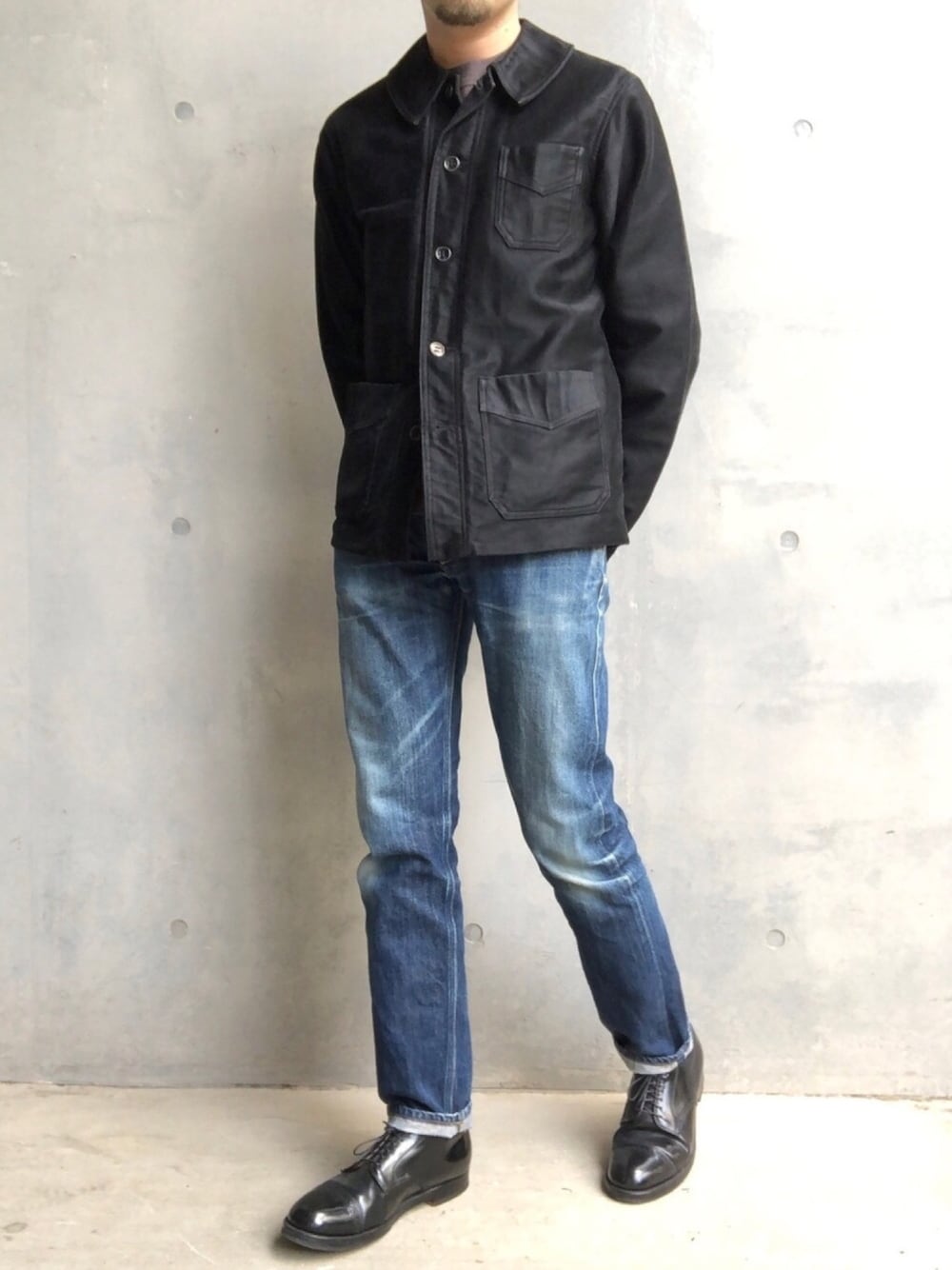 Le Favori ユーロ ブラック モールスキン 40s ブラックモールスキン 40s Le Favori 1940-50s】