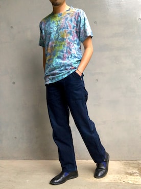 「WALLACE&BARNES（ウォレスアンドバーンズ）のアイテム」を使った、Patoさん（メンズ・166cm）の春コーディネート