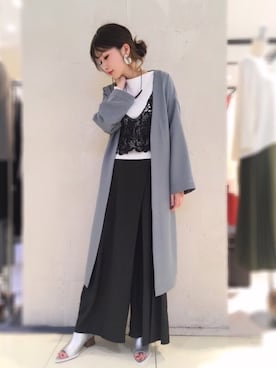 OSMOSISルミネ立川さん（レディース・161cm）の春コーディネート