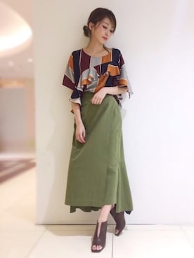 OSMOSISルミネ立川さんのコーディネート