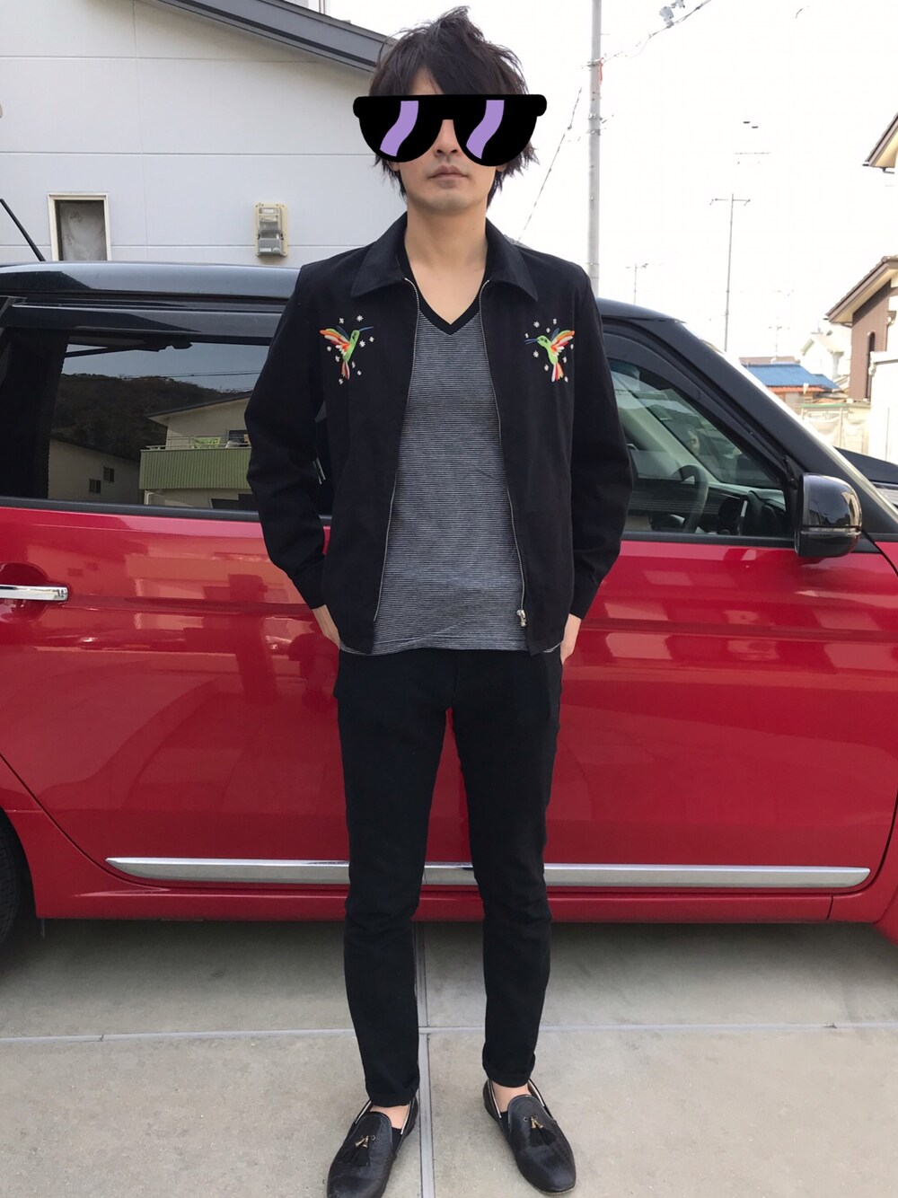 rude gallery ウールブルゾン RUDE GALLERY◇スタッズ/ブルゾン/3/ウール/BLK : セカンド