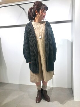 あゆこさん（レディース・157cm）の冬コーディネート