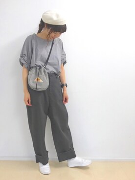 あゆこさん（レディース・157cm）の夏コーディネート