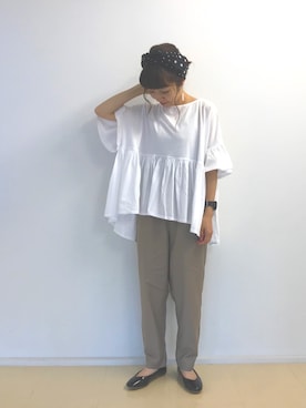 あゆこさん（レディース・157cm）の夏コーディネート