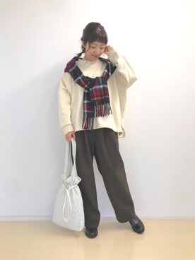 あゆこさん(レディース・157cm)の冬コーディネート