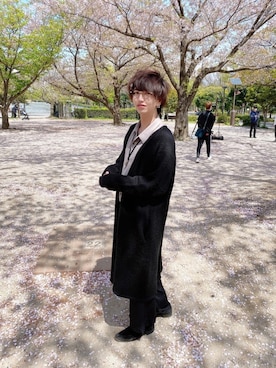 しゃんしゃんさん（メンズ・176cm）の春コーディネート