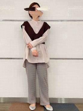 AKIRAさん（レディース・158cm）の春コーディネート