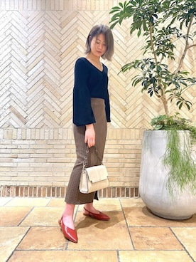 Saayaさん（レディース・157cm）の冬コーディネート