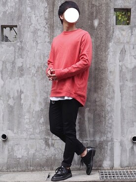 「DAISO（DAISO）のアイテム（アクセサリー）」を使った、TAKUMi*さん（メンズ・163cm）の秋コーディネート