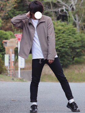 「DAISO（DAISO）のアイテム（アクセサリー）」を使った、TAKUMi*さん（メンズ・163cm）の秋コーディネート