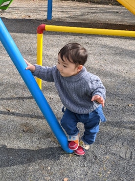 「1歳児」｜tkmamさん（キッズ・80cm）の冬コーディネート