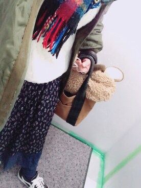 ぽんちゃんさん（レディース・155cm）の冬コーディネート